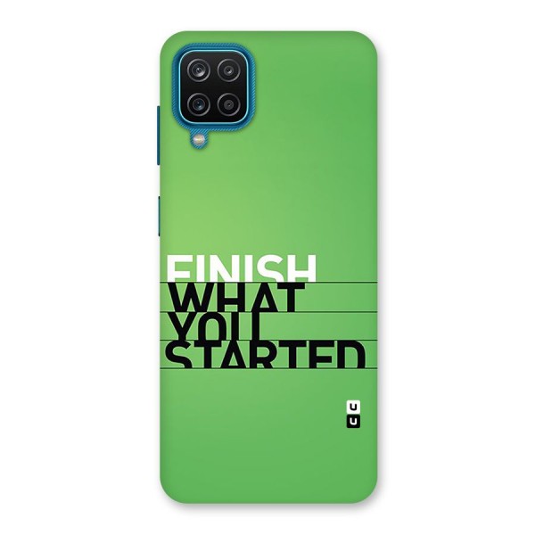 Green Finish Back Case for Galaxy F12