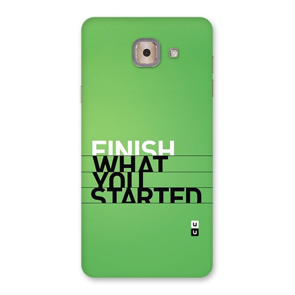 Green Finish Back Case for Galaxy J7 Max