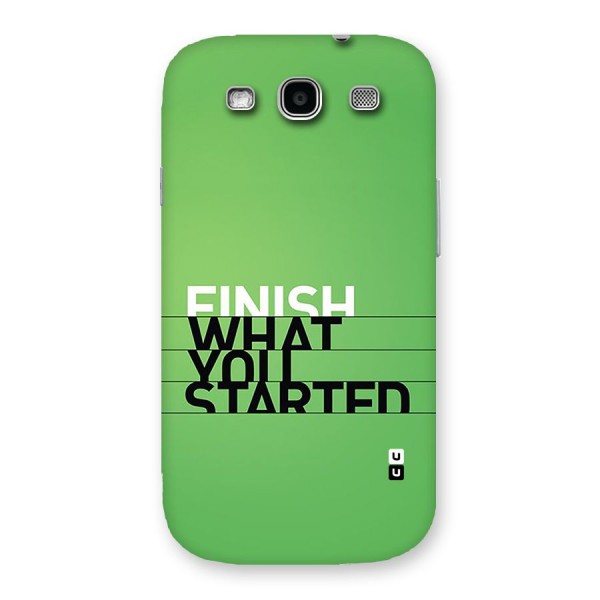 Green Finish Back Case for Galaxy S3 Neo