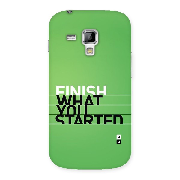 Green Finish Back Case for Galaxy S Duos