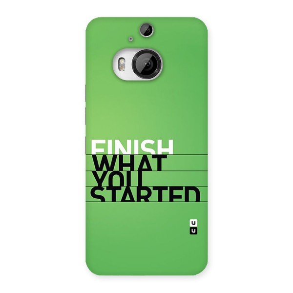 Green Finish Back Case for HTC One M9 Plus