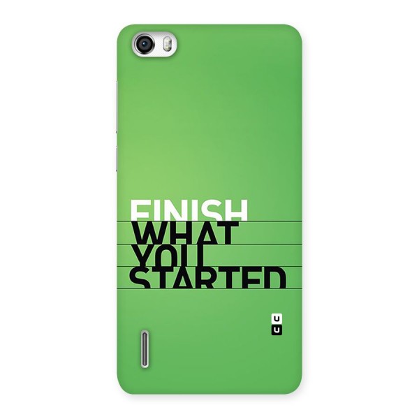 Green Finish Back Case for Honor 6