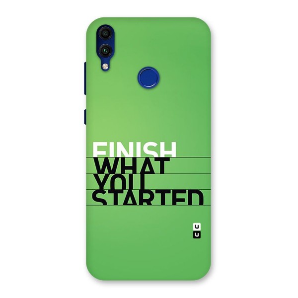 Green Finish Back Case for Honor 8C