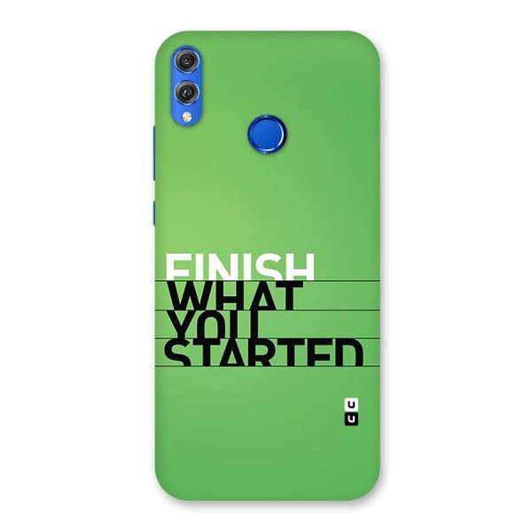 Green Finish Back Case for Honor 8X