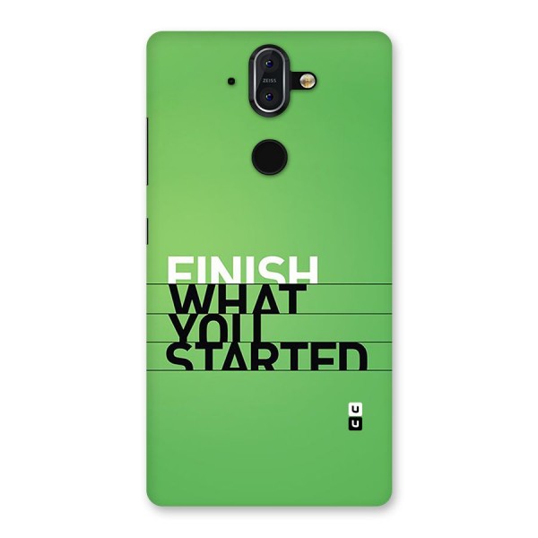 Green Finish Back Case for Nokia 8 Sirocco