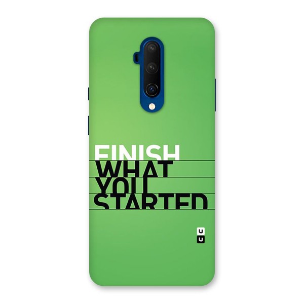 Green Finish Back Case for OnePlus 7T Pro