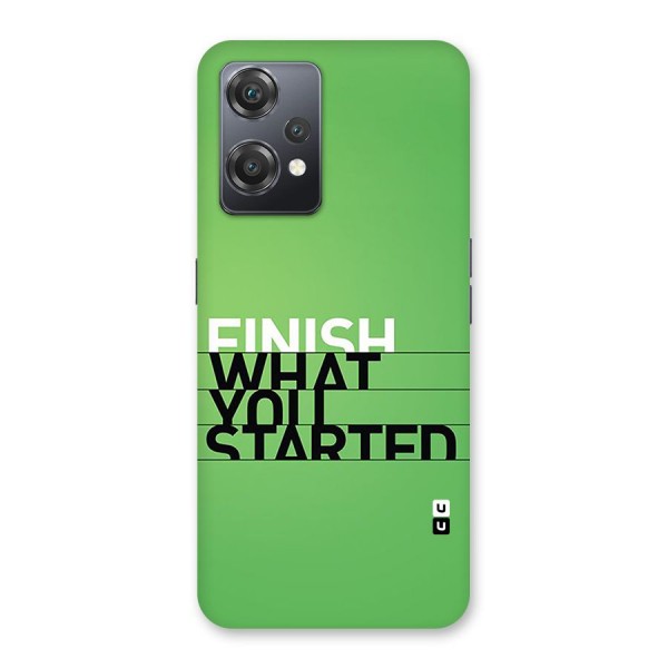 Green Finish Back Case for OnePlus Nord CE 2 Lite 5G