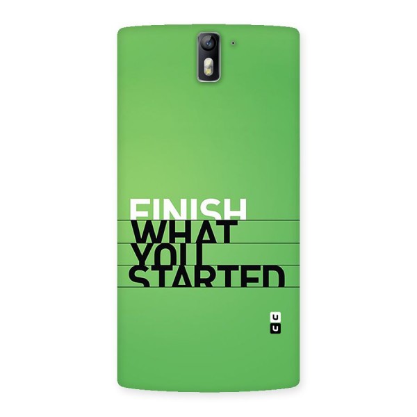 Green Finish Back Case for OnePlus One