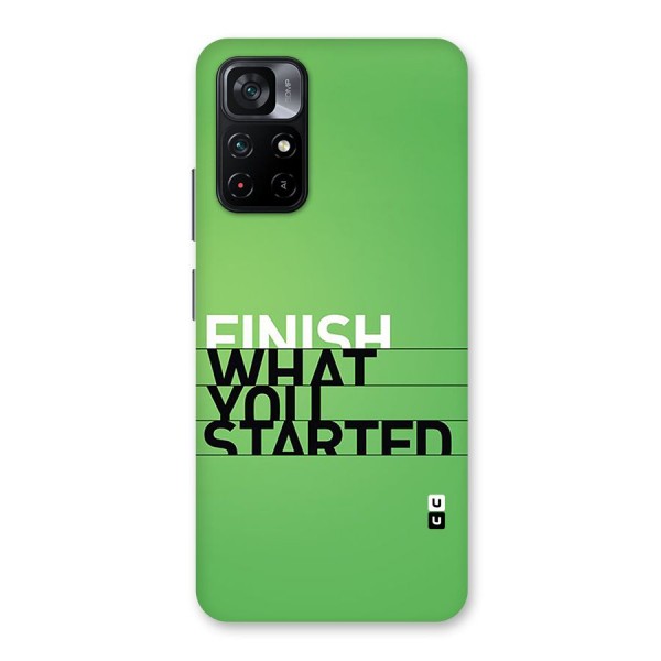 Green Finish Back Case for Poco M4 Pro 5G