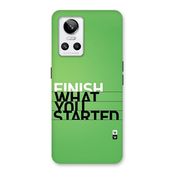 Green Finish Back Case for Realme GT Neo 3