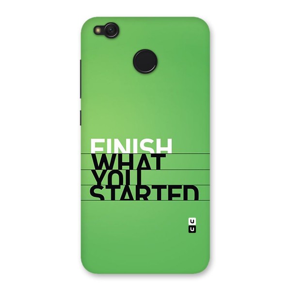 Green Finish Back Case for Redmi 4