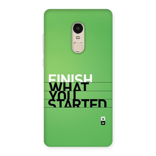 Green Finish Back Case for Redmi Note 4