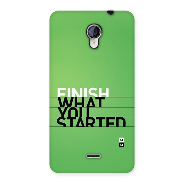 Green Finish Back Case for Unite 2 A106