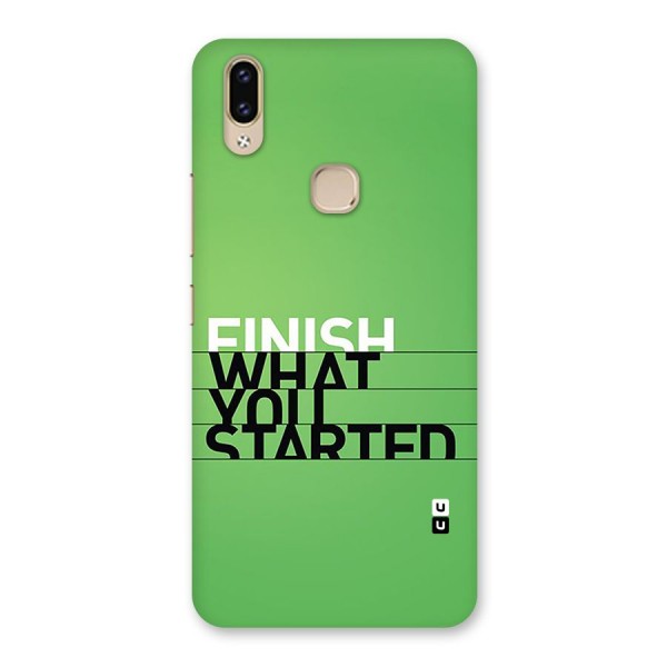 Green Finish Back Case for Vivo V9