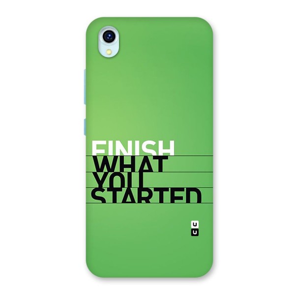 Green Finish Back Case for Vivo Y1s