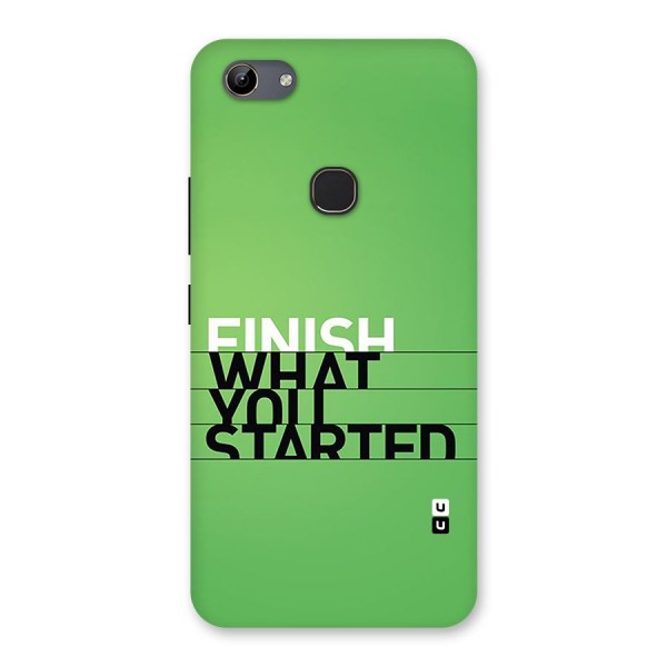 Green Finish Back Case for Vivo Y81