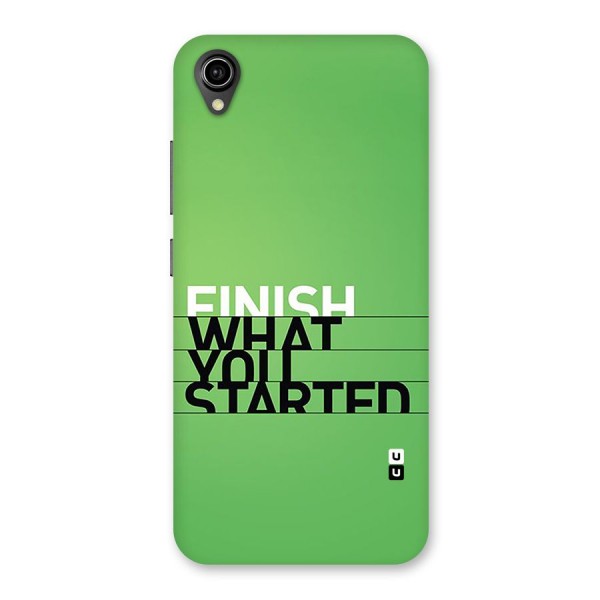 Green Finish Back Case for Vivo Y91i