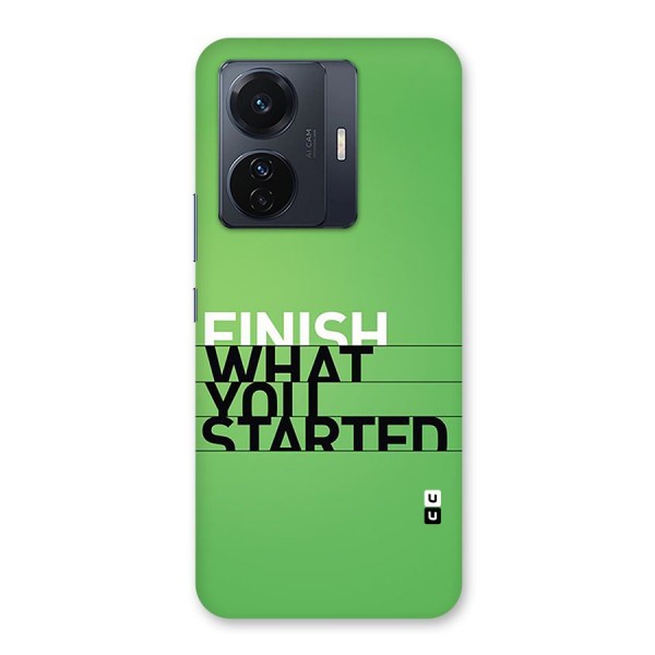 Green Finish Back Case for Vivo iQOO Z6 Pro