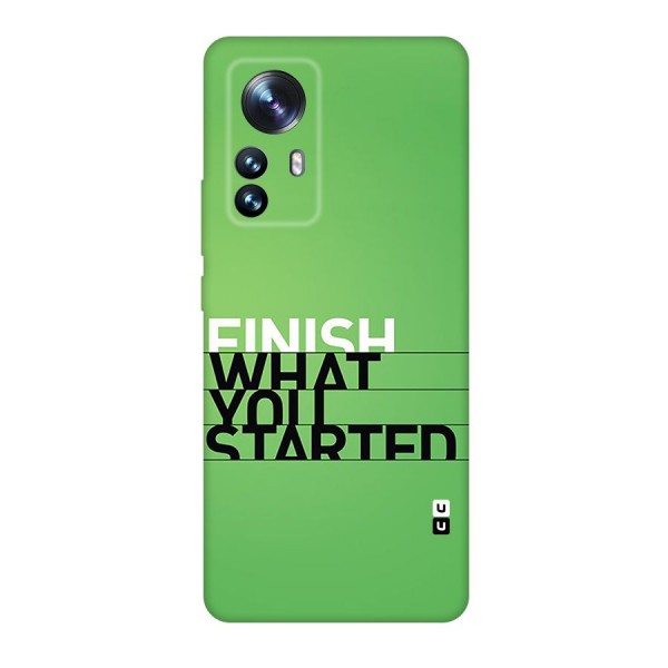 Green Finish Back Case for Xiaomi 12 Pro
