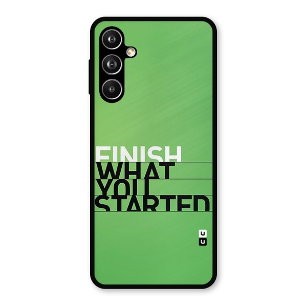 Green Finish Metal Back Case for Galaxy F54