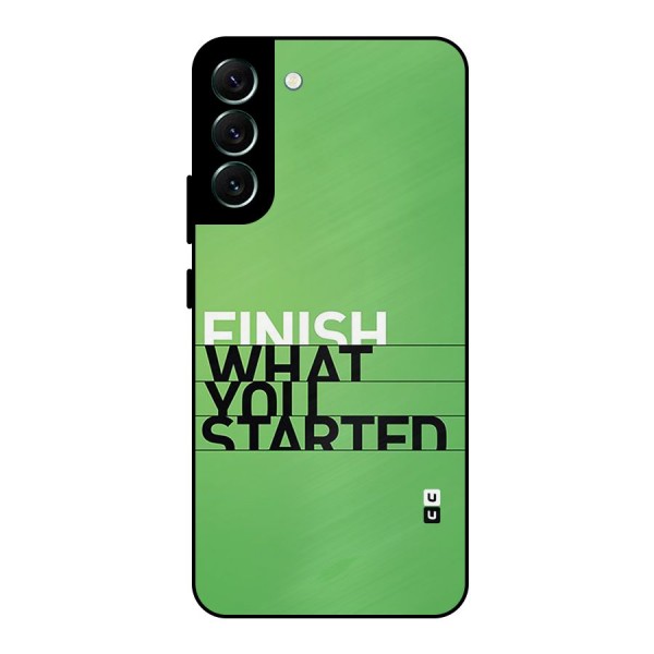 Green Finish Metal Back Case for Galaxy S22 Plus 5G