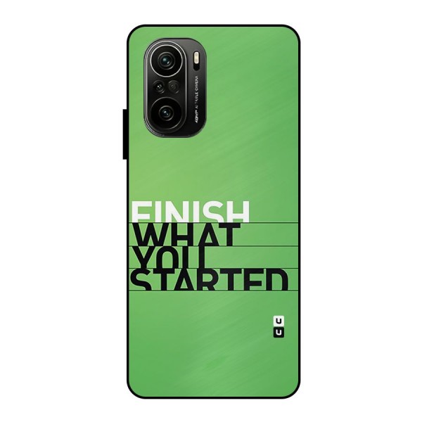 Green Finish Metal Back Case for Mi 11x