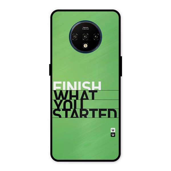 Green Finish Metal Back Case for OnePlus 7T