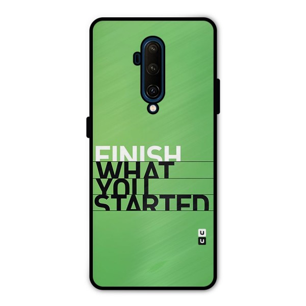 Green Finish Metal Back Case for OnePlus 7T Pro