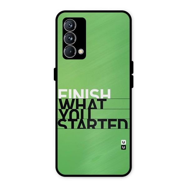 Green Finish Metal Back Case for Realme GT Master Edition