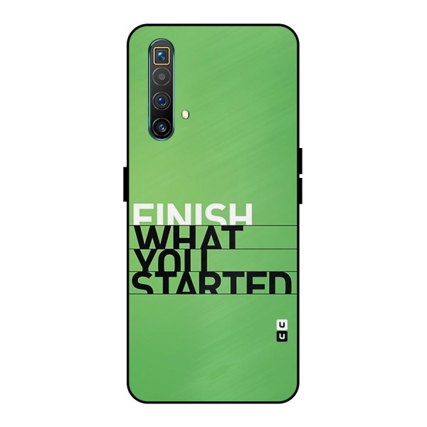 Green Finish Metal Back Case for Realme X3 SuperZoom