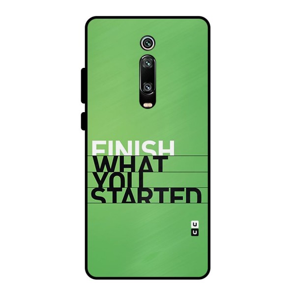 Green Finish Metal Back Case for Redmi K20