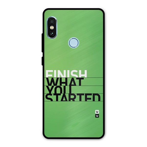 Green Finish Metal Back Case for Redmi Note 5 Pro