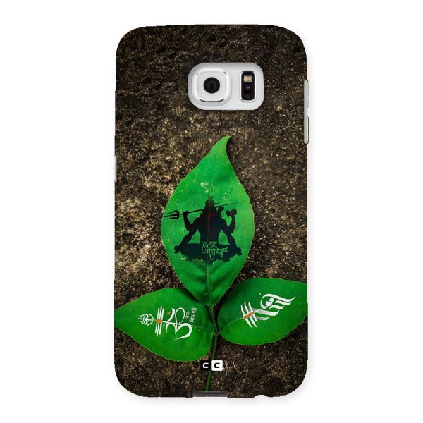 Green Leaf Shiva Back Case for Galaxy S6