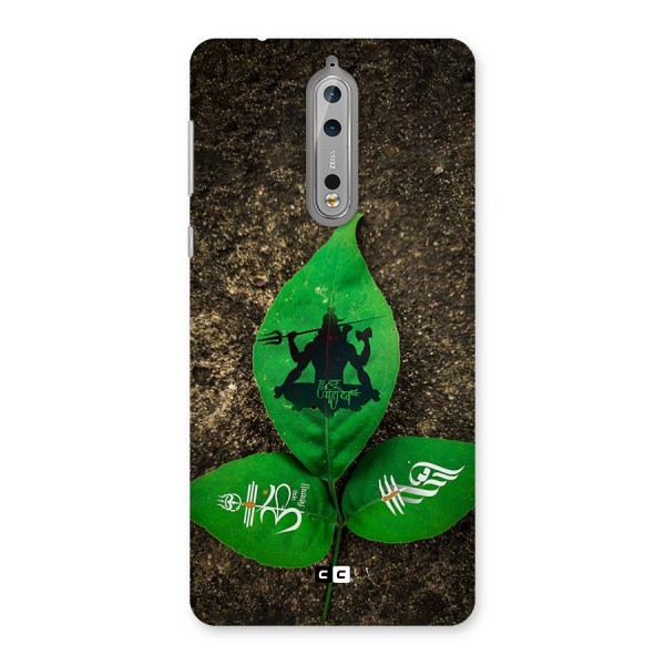 Green Leaf Shiva Back Case for Nokia 8