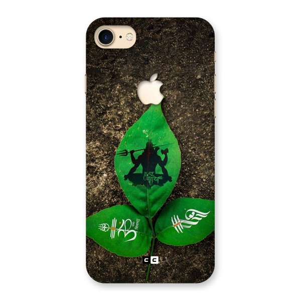 Green Leaf Shiva Back Case for iPhone 7 Apple Cut