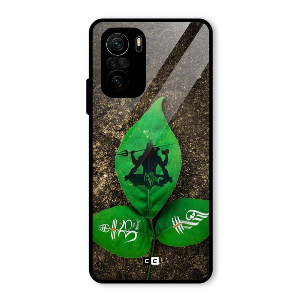 Green Leaf Shiva Glass Back Case for Mi 11x