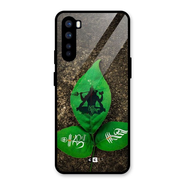 Green Leaf Shiva Glass Back Case for OnePlus Nord