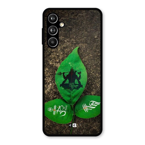 Green Leaf Shiva Metal Back Case for Galaxy F54