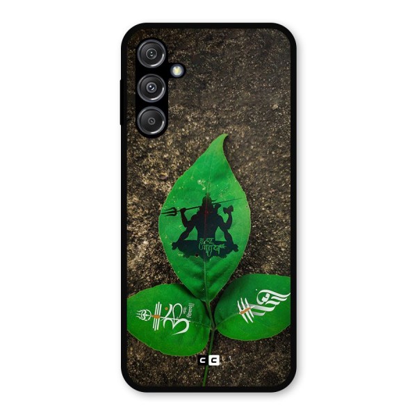 Green Leaf Shiva Metal Back Case for Galaxy M34 5G