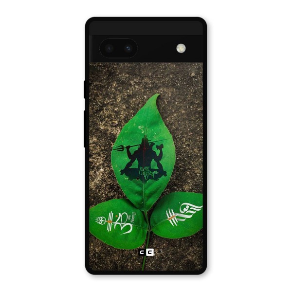 Green Leaf Shiva Metal Back Case for Google Pixel 6a