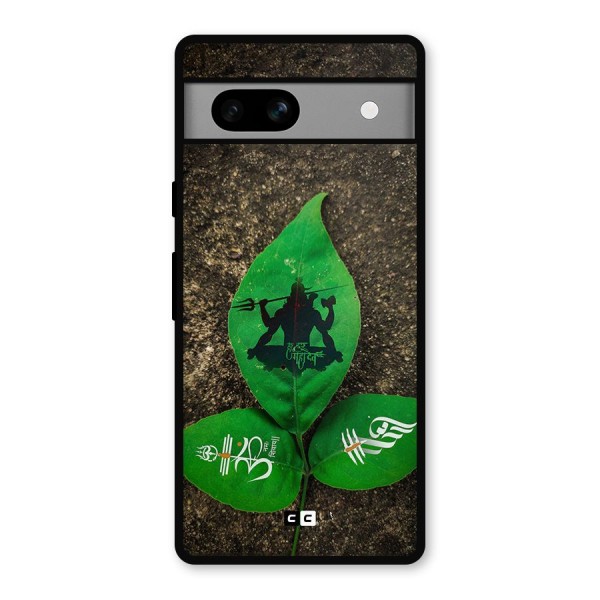 Green Leaf Shiva Metal Back Case for Google Pixel 7a