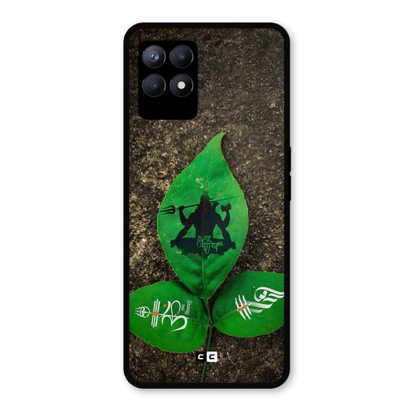 Green Leaf Shiva Metal Back Case for Realme 8i