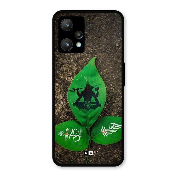 Green Leaf Shiva Metal Back Case for Realme 9