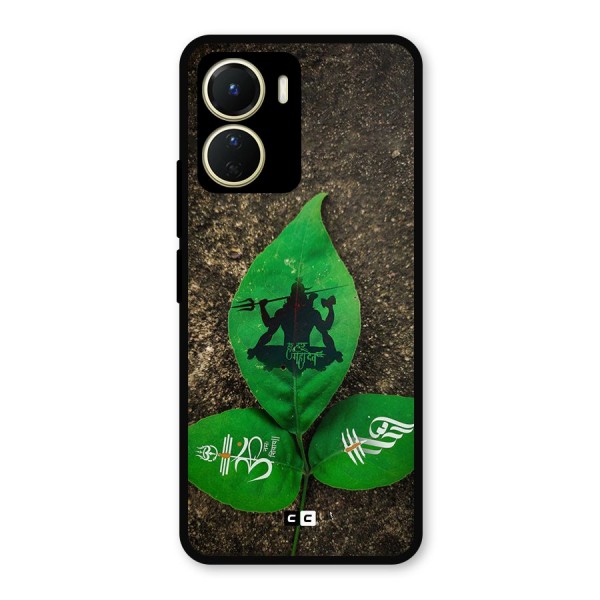 Green Leaf Shiva Metal Back Case for Vivo Y56