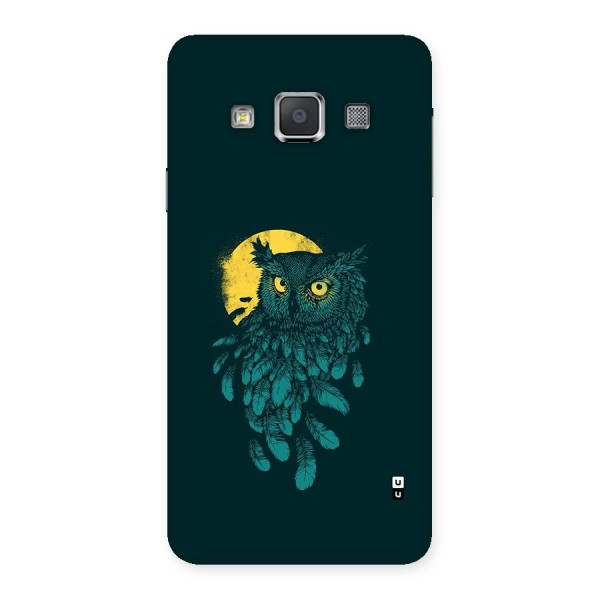 Green Owl Back Case for Galaxy A3