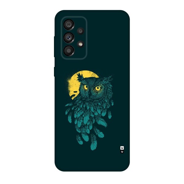 Green Owl Back Case for Galaxy A73 5G