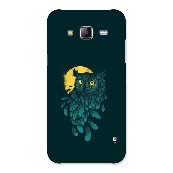 Green Owl Back Case for Galaxy J5