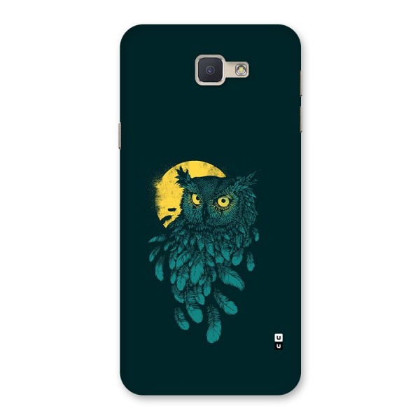 Green Owl Back Case for Galaxy J5 Prime