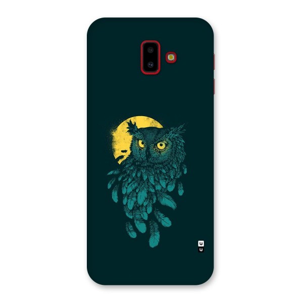 Green Owl Back Case for Galaxy J6 Plus