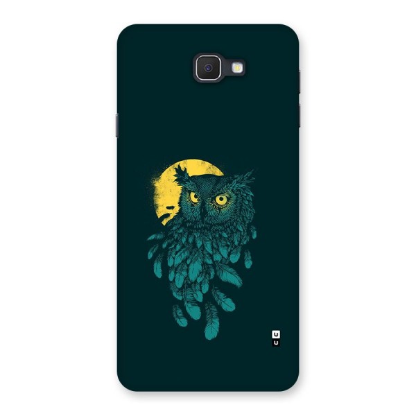 Green Owl Back Case for Galaxy J7 Prime